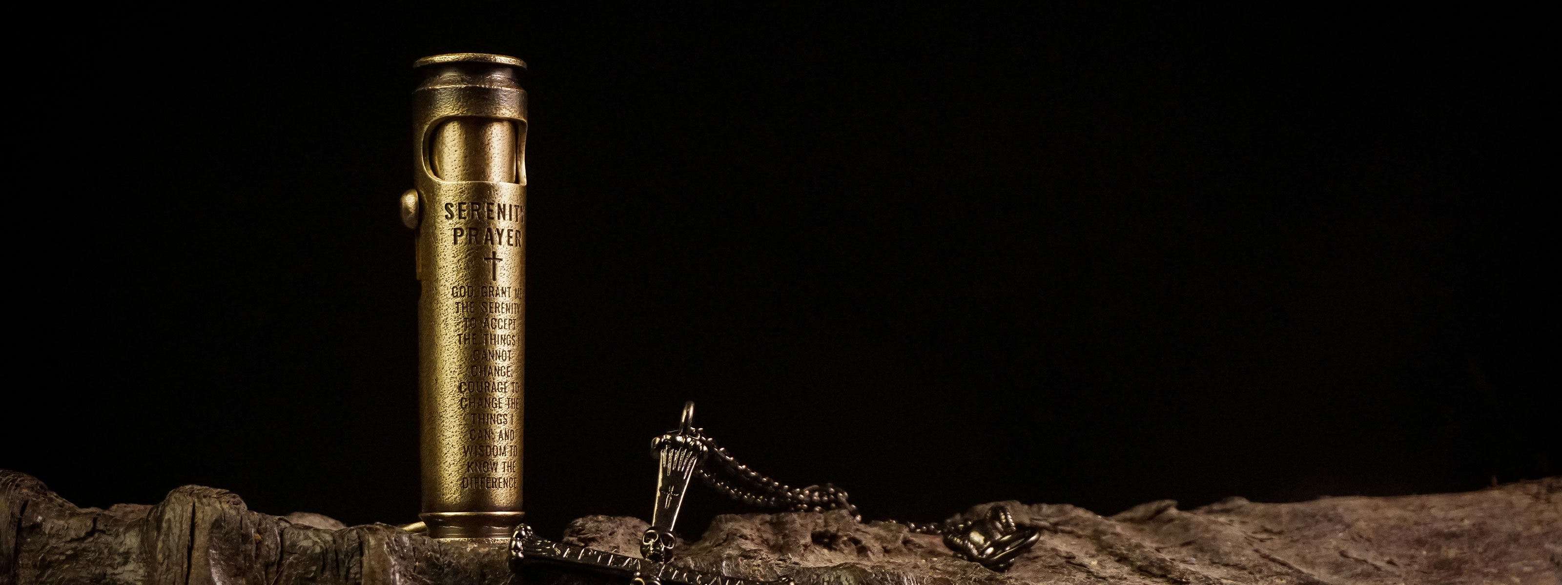 Faith based gifts with scripture engraved WEDO brass shell lighter made to be carried and remembered