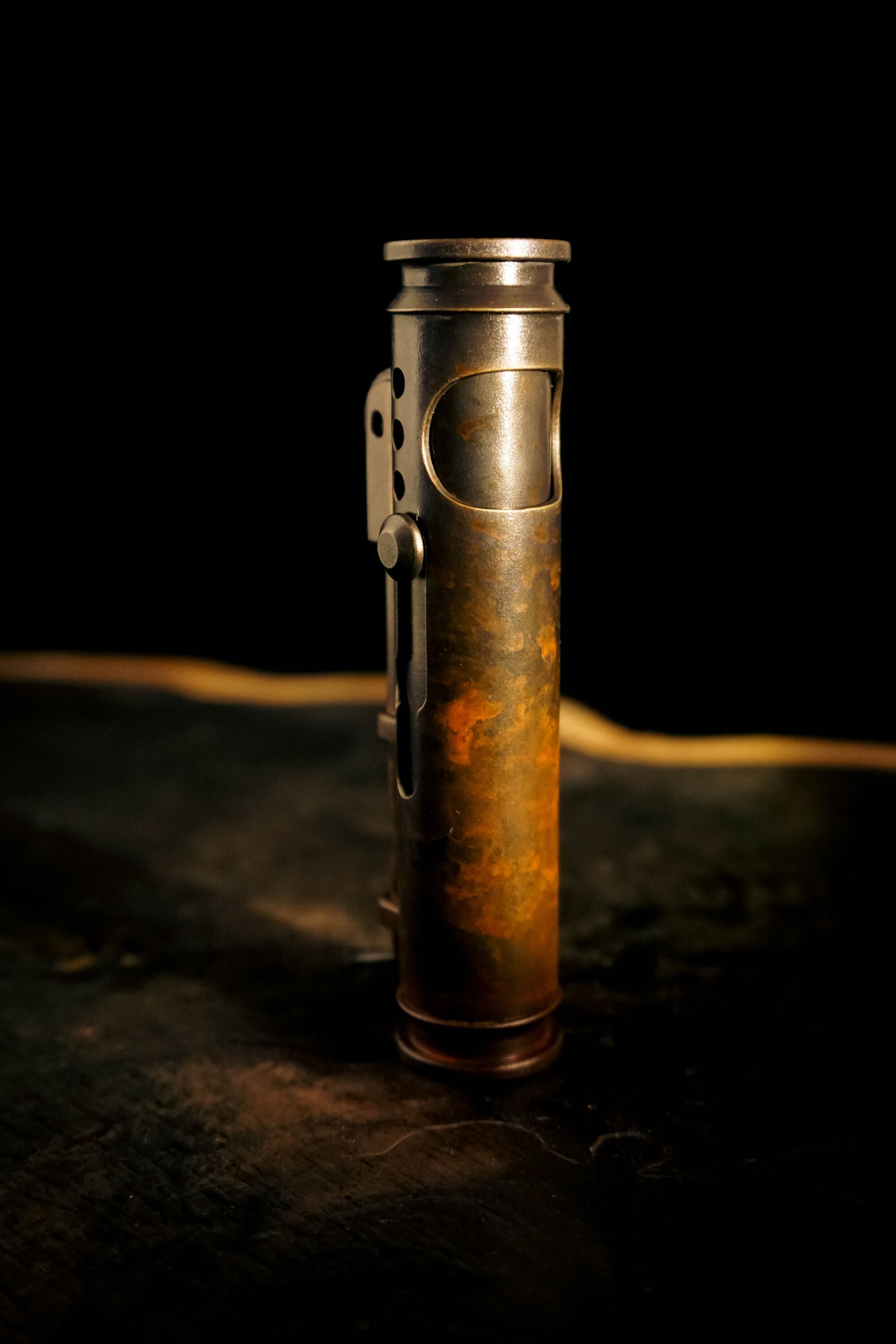 Vintage Antique Lighter standing on table