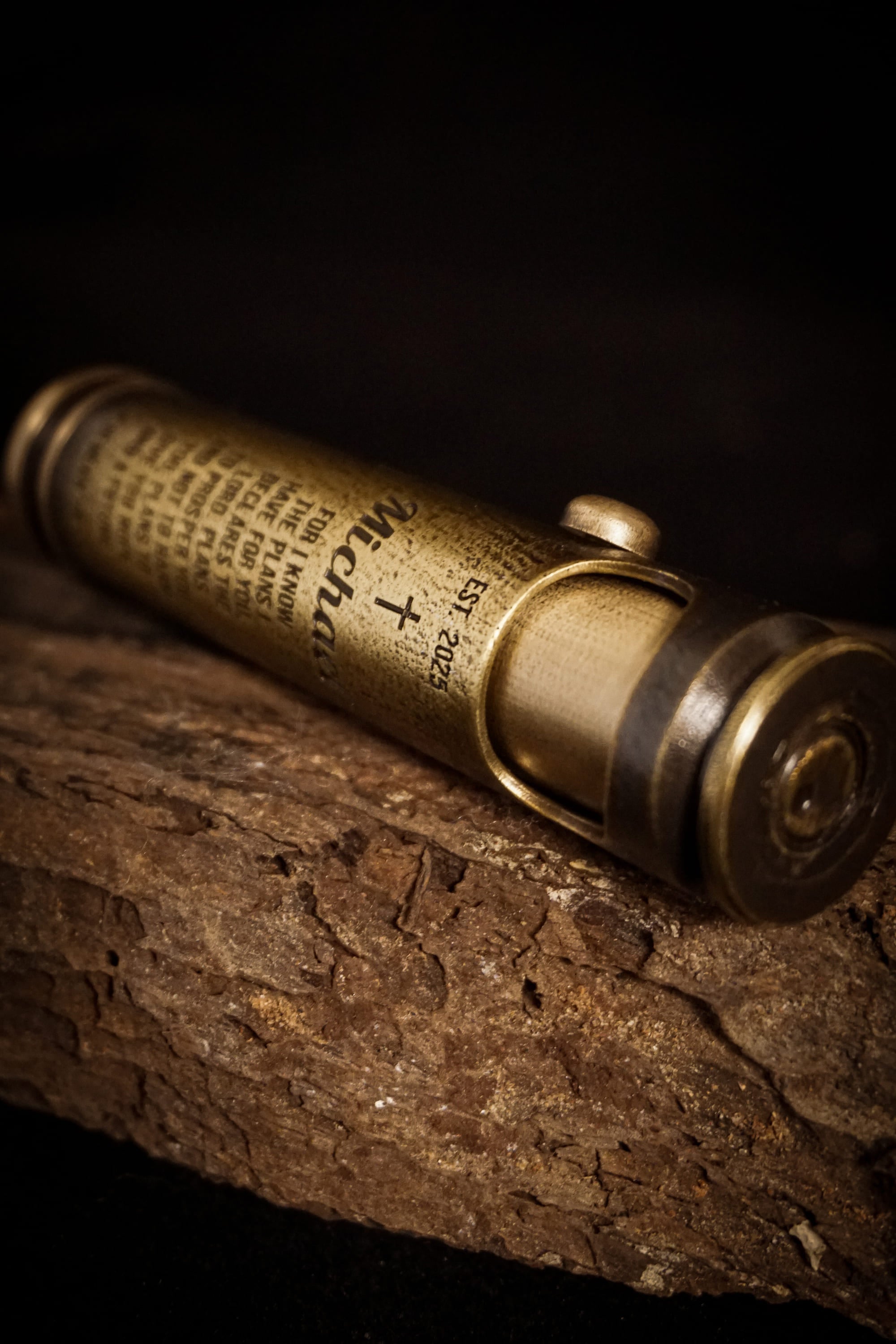 Large Sandblasted Scripture Engraved