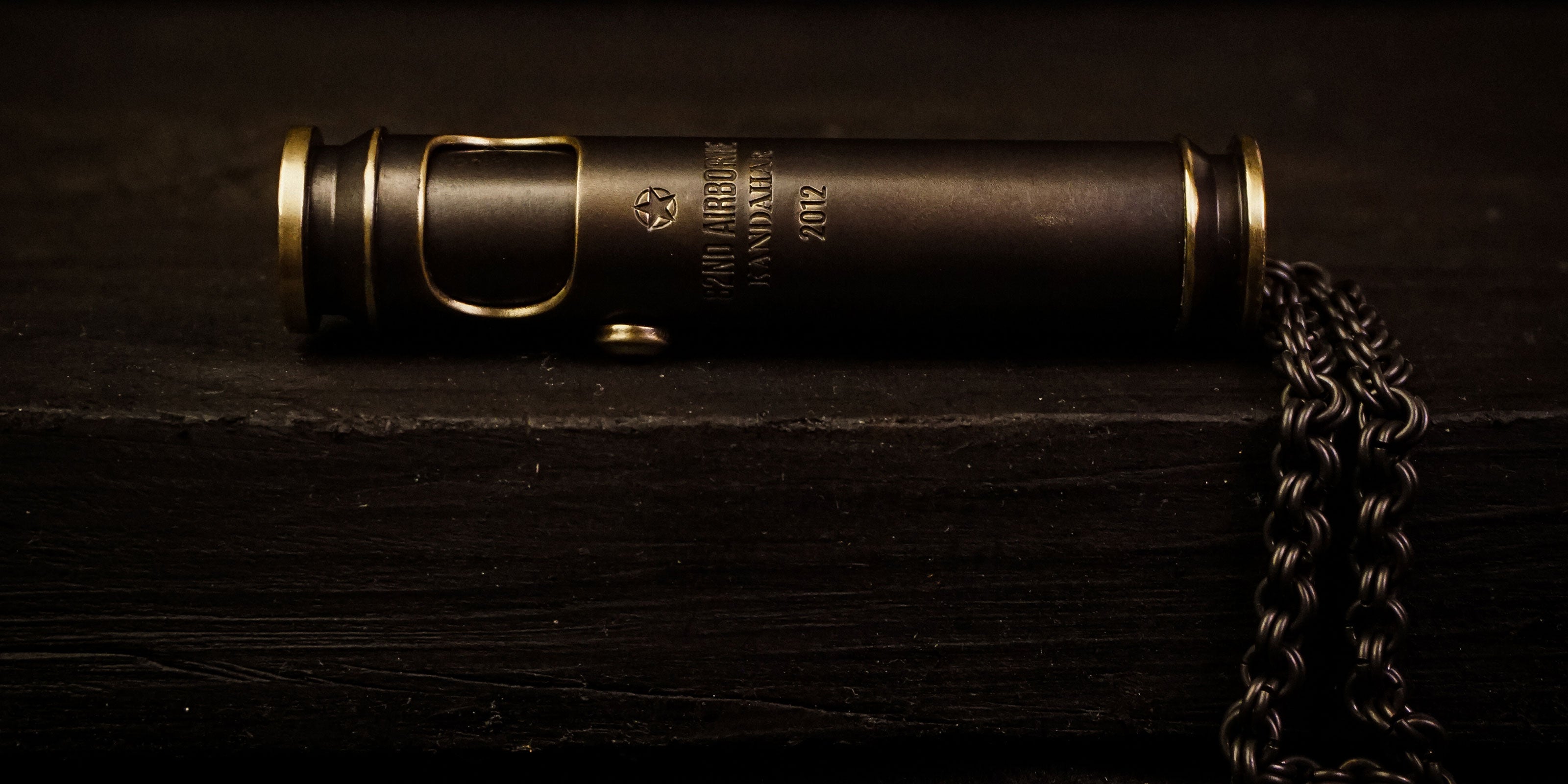 WEDO military gift brass shell lighter with custom engraving for service memories and military gifts