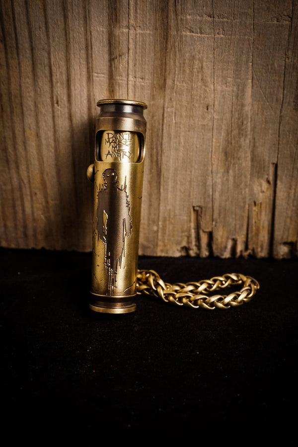 Cool lighters with dark monster carving